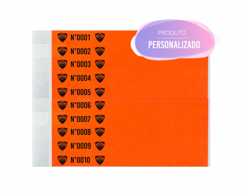 Pulseira de Identificação Personalizada Valor Botucatu - Pulseira de Plastico Personalizada