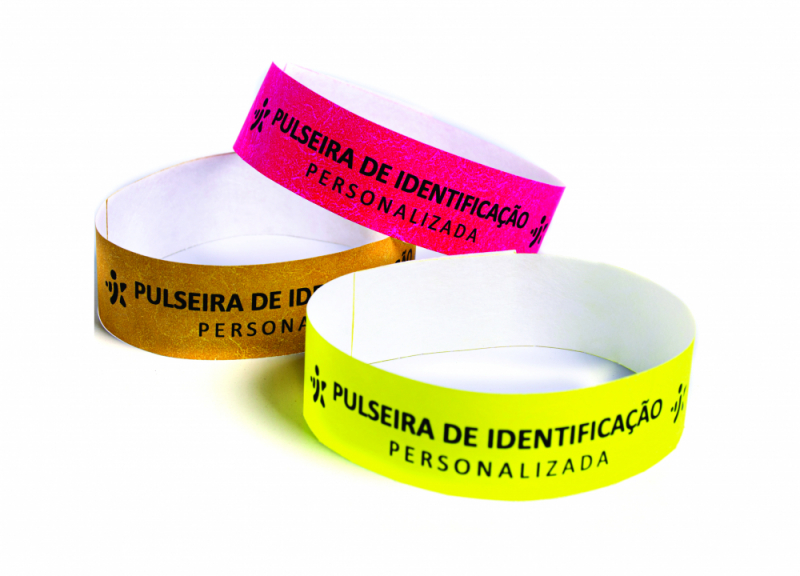 Pulseiras Eventos Qianyu - 50 Unidades PVC Impermeável